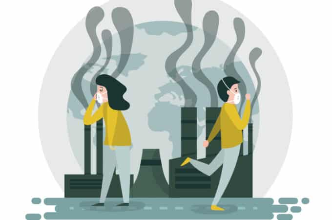 تاثیر آلودگی هوا بر روی پوست